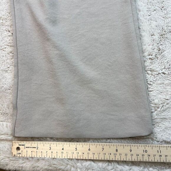 Babaton Romper Size 4 Nude Cropped Off Shoulder Wide Leg Sleeveless Romper Ruffl - Picture 12 of 16